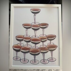 Espresso Martini Tower Art Print